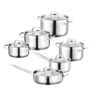 BergHoff Batterie de cuisine en acier 12 pcs hotel Argent 59x27x31cm