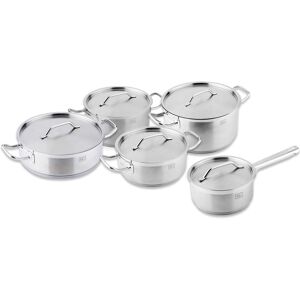 BOJ Set Premium 5 pièces en acier inoxydable Argent 64x26x37cm