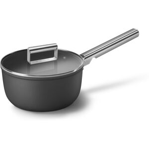 Smeg Casserole 20 cm e noir en aluminium H15 Noir 10x15x20cm