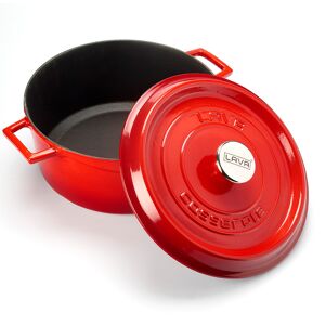 Combisteel Cocotte en fonte rouge Ø 24 cm Rouge 0x13x32cm