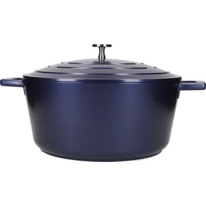 MasterClass Cocotte 5L en fonte d'aluminium bleu 37 x 28.9 x 19.5 Bleu 37x20x29cm