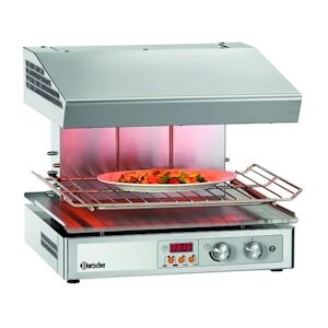 Salamandre de Cuisine Professionnelle Hi Light avec Grille Reglable 3 Zones Bartscher