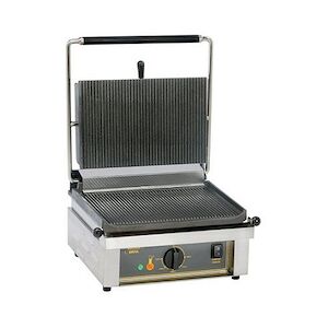 Roller Grill Grill simple mâchoire fonte, 3000W