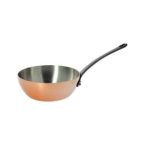 de Buyer Sauteuse bombée cuivre et inox H.13.5 x diam.16 cm 0.9 L de Buyer