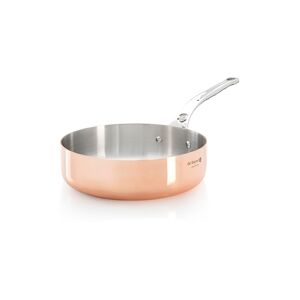 de Buyer Sauteuse droite induction cuivre et inox H.10.5 x diam.20 cm 1.8 L de Buyer