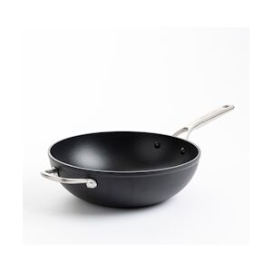 KitchenAid Wok 30 cm en trempé forgé - 500 cl Noir Rond Aluminium Kitchenaid