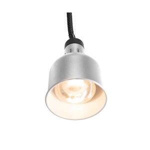 Hendi Lampe chauffante cylindrique réglable, HENDI, Argent, 230V/250W, ø175x(H)250mm