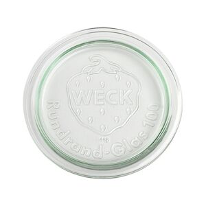 1001 Tables Couvercle WECK en Verre Transparent - Ø10 x 1 cm - x50