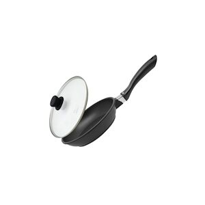 ERNESTO® Wok en fonte avec couvercle en verre, Ø 36 cm