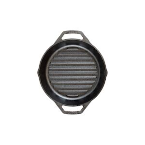 Lodge Cast Iron Lodge Poele grill a double poignee Fonte naturelle O 30cm Tous feux ideal pour barbecue Made in USA