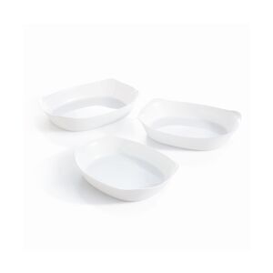 Luminarc Lot de 3 plats à four rectangles Smart Cuisine Carine 250°C