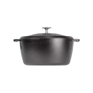 Lodge Cast Iron Lodge – Cocotte en fonte 5,2L – Tous feux – Collection BlackLock – Made in USA