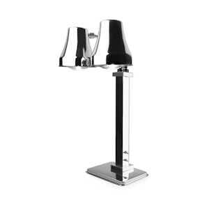 LACOR 69264-Lampe chauffante infrarouge double, acier inoxydable, 550 W, acier 18/10, argent