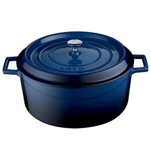 CombiSteel Lava Casserole en fonte Ø32 Bleu