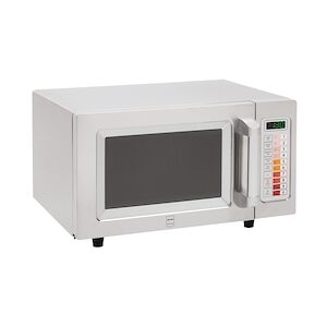 Metro Professional Micro-ondes GMW1125, inox, 51,1 x 43,2 x 31,1 cm, 10 programmes, minuterie 60 minutes, 25 L, diamètre max. assiette 30 cm, argenté