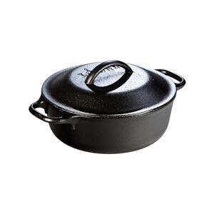 Lodge Cast Iron Lodge – Cocotte en fonte naturelle 1,9 litre – Tous feux – Made in USA