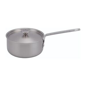 Casserole en acier inoxydable avec couvercle Inox 2,4 l