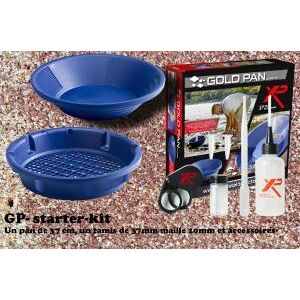 XP-GOLD-PROSPECTING 1j) Kit d'orpaillage: pan et tamis Ø 37 cm + accessoires