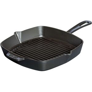 Staub Grils Gril Américain 30 cm, Fonte, Noir