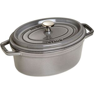 Staub La Cocotte 23 cm, Ovale, Gris graphite, Fonte