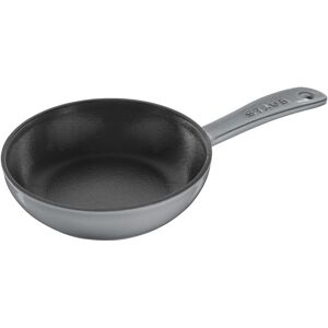 Staub Poêles en fonte Poêle 16 cm, Fonte, Gris graphite