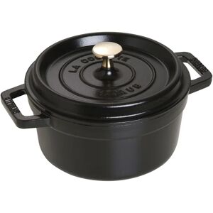 Staub La Cocotte 20 cm, Rond(e), Noir, Fonte