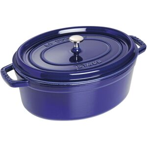 Staub La Cocotte 31 cm, Ovale, Bleu intense, Fonte