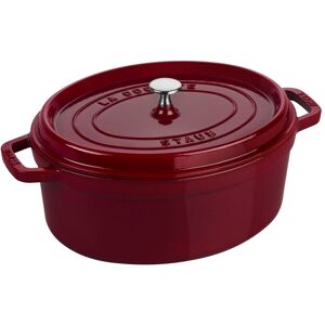 Staub La Cocotte 31 cm, Ovale, Bordeaux, Fonte