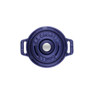 Staub La Cocotte Mini 10 cm, Rond(e), Bleu intense, Fonte