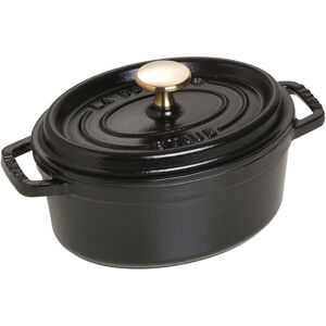 Staub La Cocotte 17 cm, Ovale, Noir, Fonte