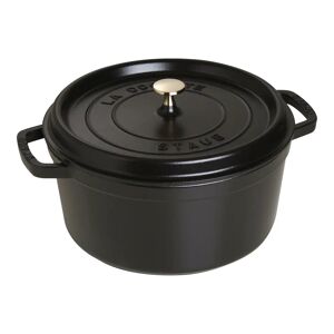 Staub La Cocotte 28 cm, Rond(e), Noir, Fonte