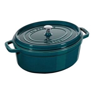 Staub La Cocotte 31 cm, Ovale, Blue La-Mer, Fonte