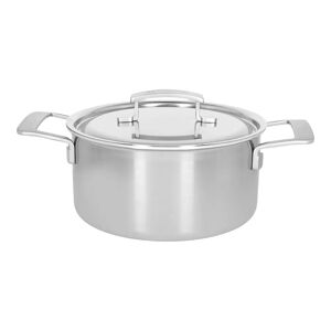 Demeyere Industry 5 Faitout avec couvercle 22 cm, Inox 18/10