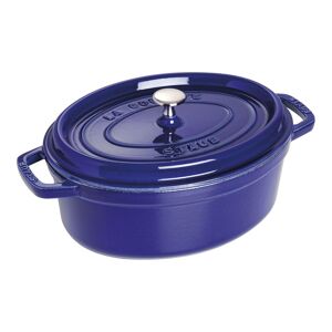 Staub La Cocotte 29 cm, Ovale, Bleu intense, Fonte