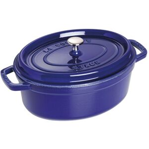 Staub La Cocotte 29 cm, Ovale, Bleu intense, Fonte