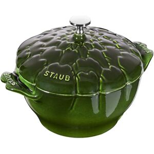 Staub Formes speciales Cocotte 22 cm, Artichaut, Basilic, Fonte