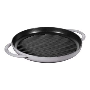 Staub Grils Pure Gril 30 cm, Rond(e), Gris graphite, Fonte