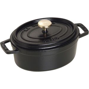 Staub La Cocotte 15 cm, Ovale, Noir, Fonte