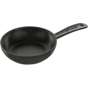 Staub Poêles en fonte Poêle 16 cm, Fonte, Noir