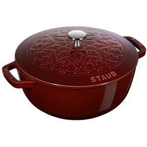 Staub La Cocotte avec fleur de lys 24 cm, Fonte