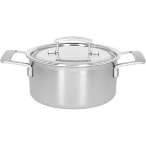 Demeyere Industry 5 Faitout avec couvercle 20 cm, Inox 18/10