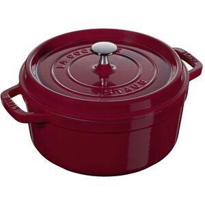 Staub La Cocotte 28 cm, Rond(e), Bordeaux, Fonte