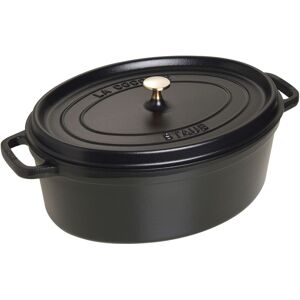 Staub La Cocotte 37 cm, Ovale, Noir, Fonte