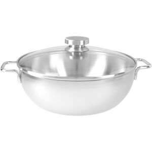 Demeyere Apollo 7 Sauteuse avec couvercle en verre 28 cm, Inox 18/10