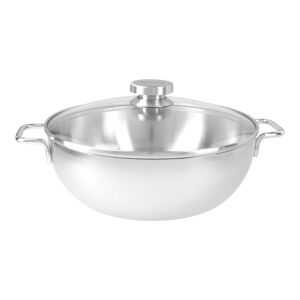 Demeyere Apollo 7 Sauteuse avec couvercle en verre 28 cm, Inox 18/10