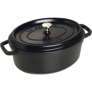 Staub La Cocotte 29 cm, Ovale, Noir, Fonte