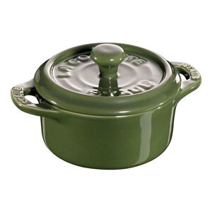 Staub Ceramique Mini Cocotte 10 cm, Rond(e), Basilic, Ceramique