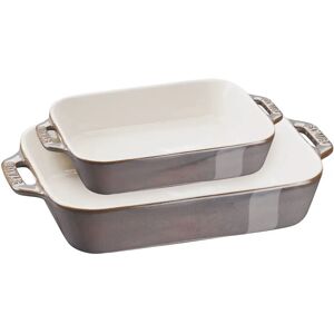 Staub Ceramique Ensemble de plats à four 2-pcs