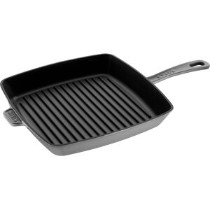 Staub Grils Gril Américain 30 cm, Fonte, Gris graphite