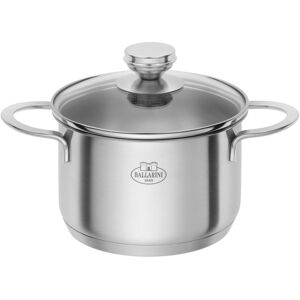 BALLARINI Ancona Marmite avec couvercle 16 cm, Inox 18/10